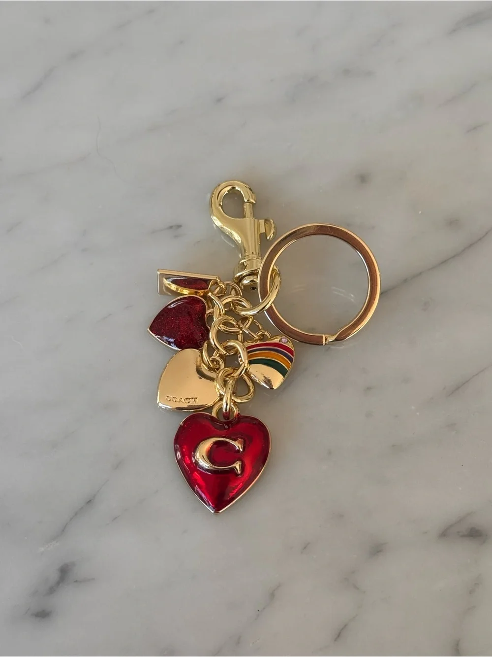 Heart Bag Charm Keychain
